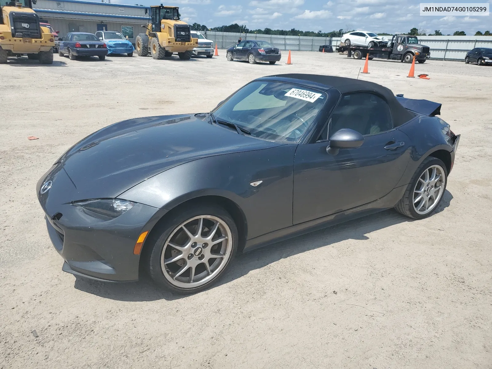 2016 Mazda Mx-5 Miata Grand Touring VIN: JM1NDAD74G0105299 Lot: 67046994