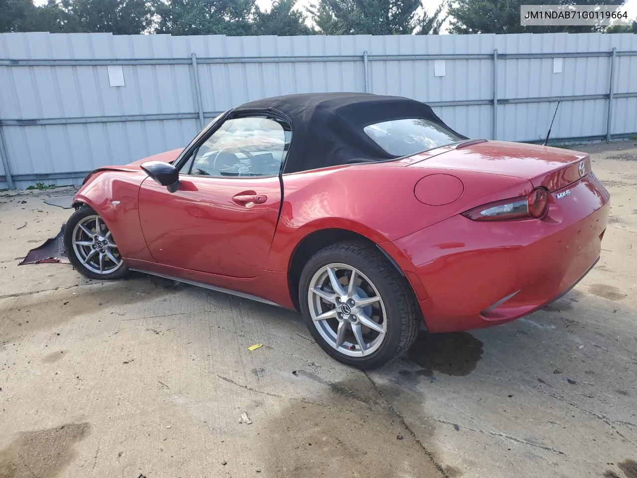 2016 Mazda Mx-5 Miata Sport VIN: JM1NDAB71G0119664 Lot: 71395134