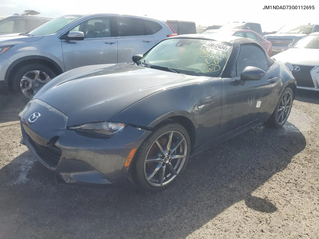 JM1NDAD73G0112695 2016 Mazda Mx-5 Miata Grand Touring