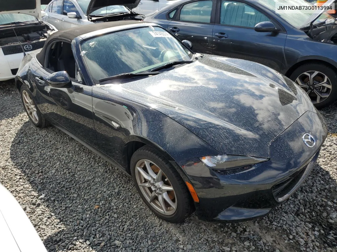 2016 Mazda Mx-5 Miata Sport VIN: JM1NDAB73G0113994 Lot: 74145574