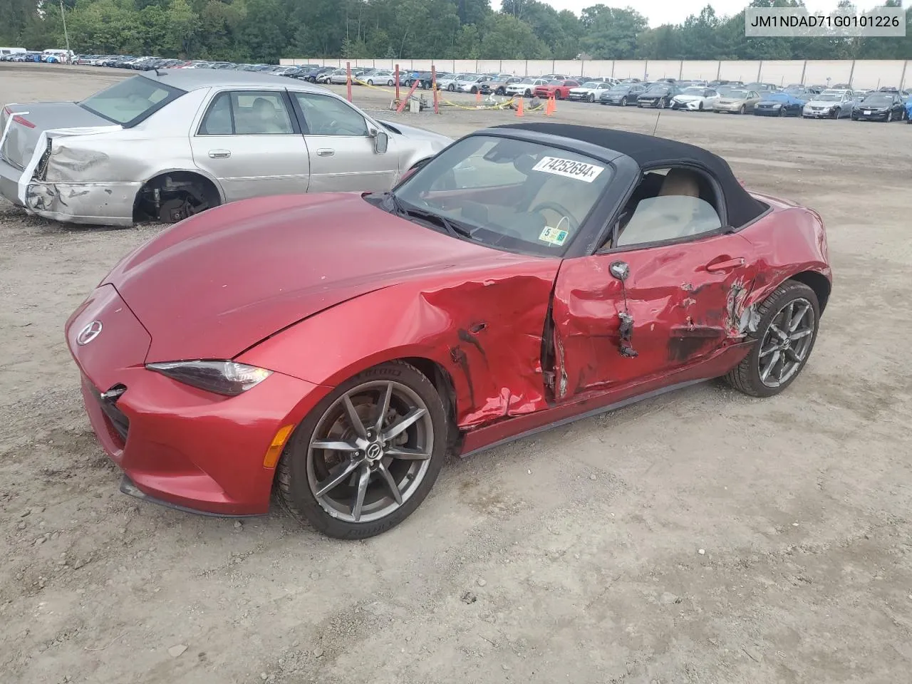 JM1NDAD71G0101226 2016 Mazda Mx-5 Miata Grand Touring