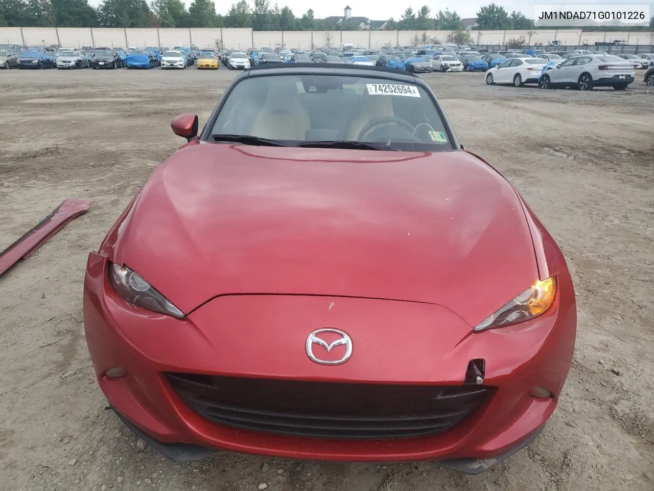 JM1NDAD71G0101226 2016 Mazda Mx-5 Miata Grand Touring