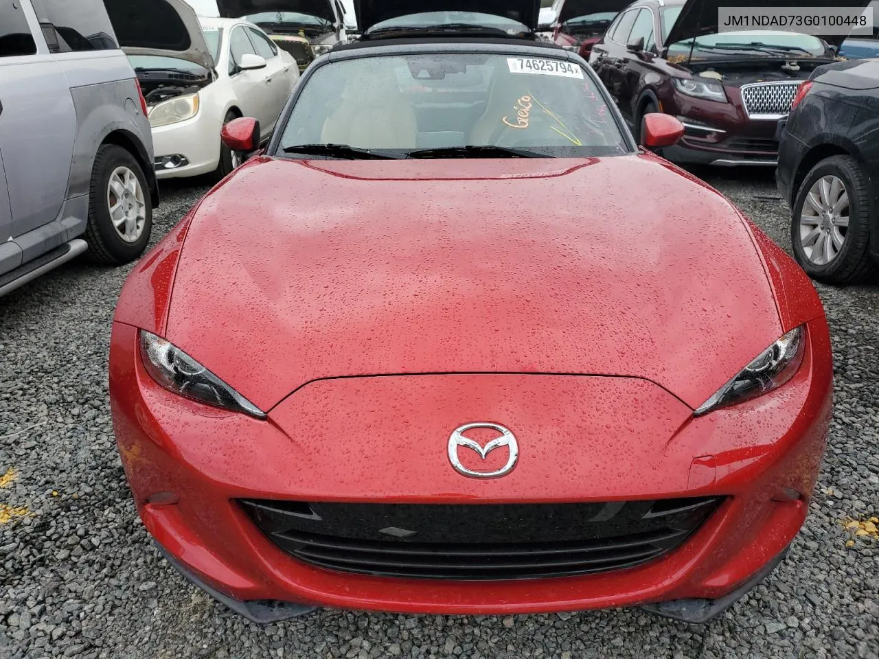 2016 Mazda Mx-5 Miata Grand Touring VIN: JM1NDAD73G0100448 Lot: 74625794