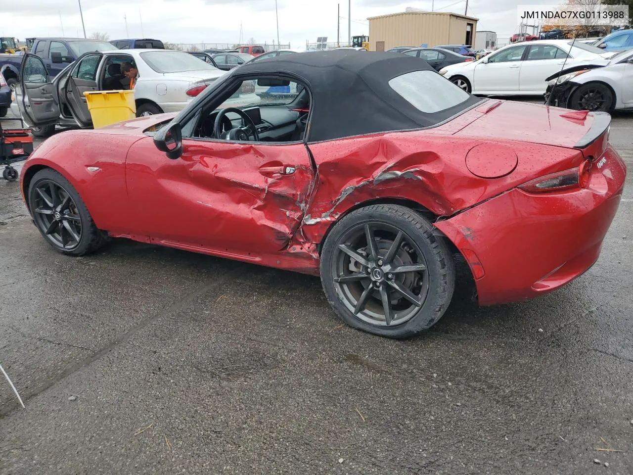 2016 Mazda Mx-5 Miata Club VIN: JM1NDAC7XG0113988 Lot: 78785614