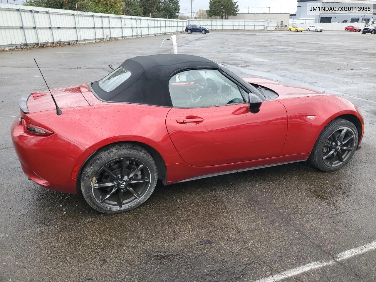 2016 Mazda Mx-5 Miata Club VIN: JM1NDAC7XG0113988 Lot: 78785614