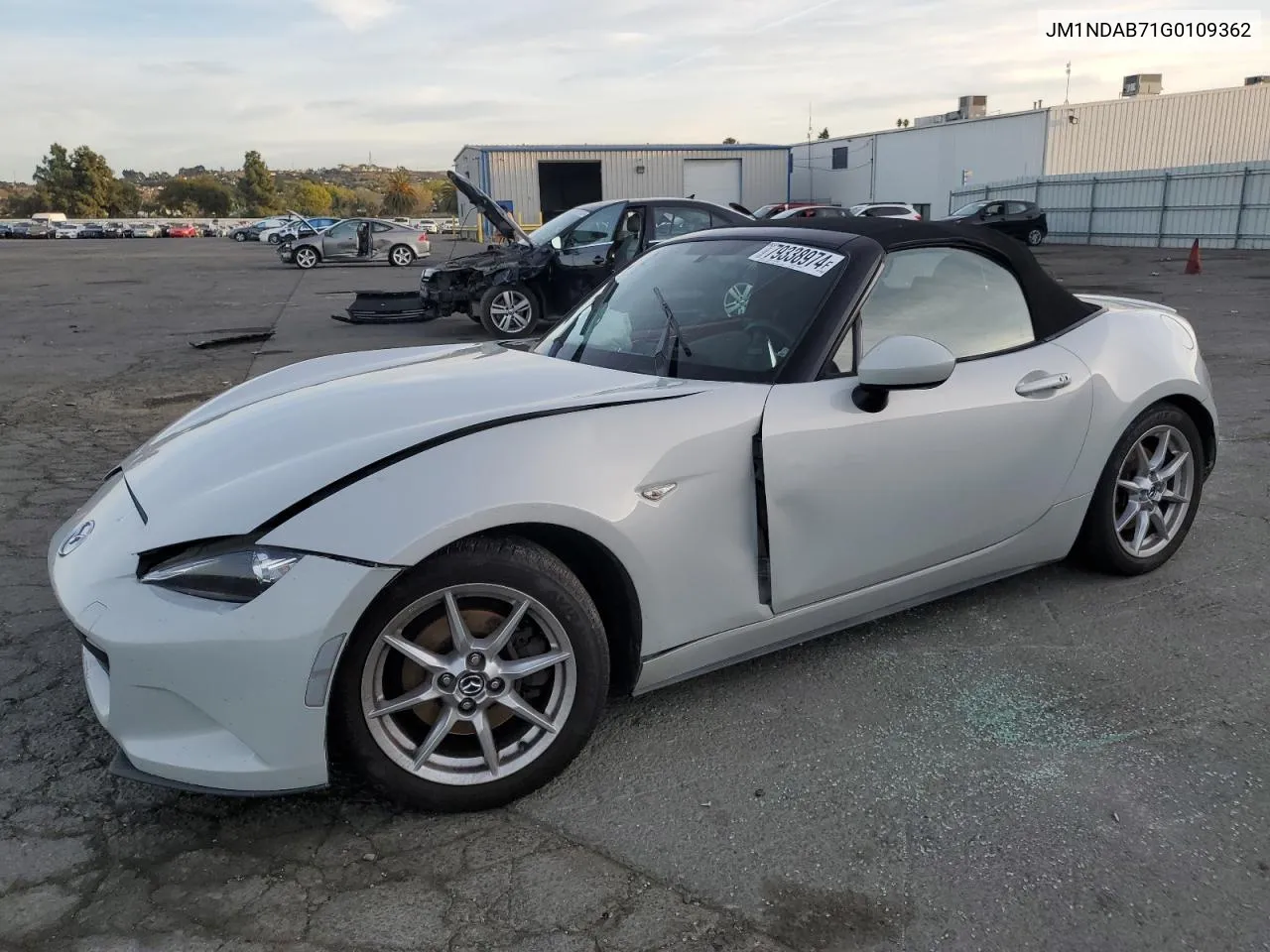 2016 Mazda Mx-5 Miata Sport VIN: JM1NDAB71G0109362 Lot: 79338974