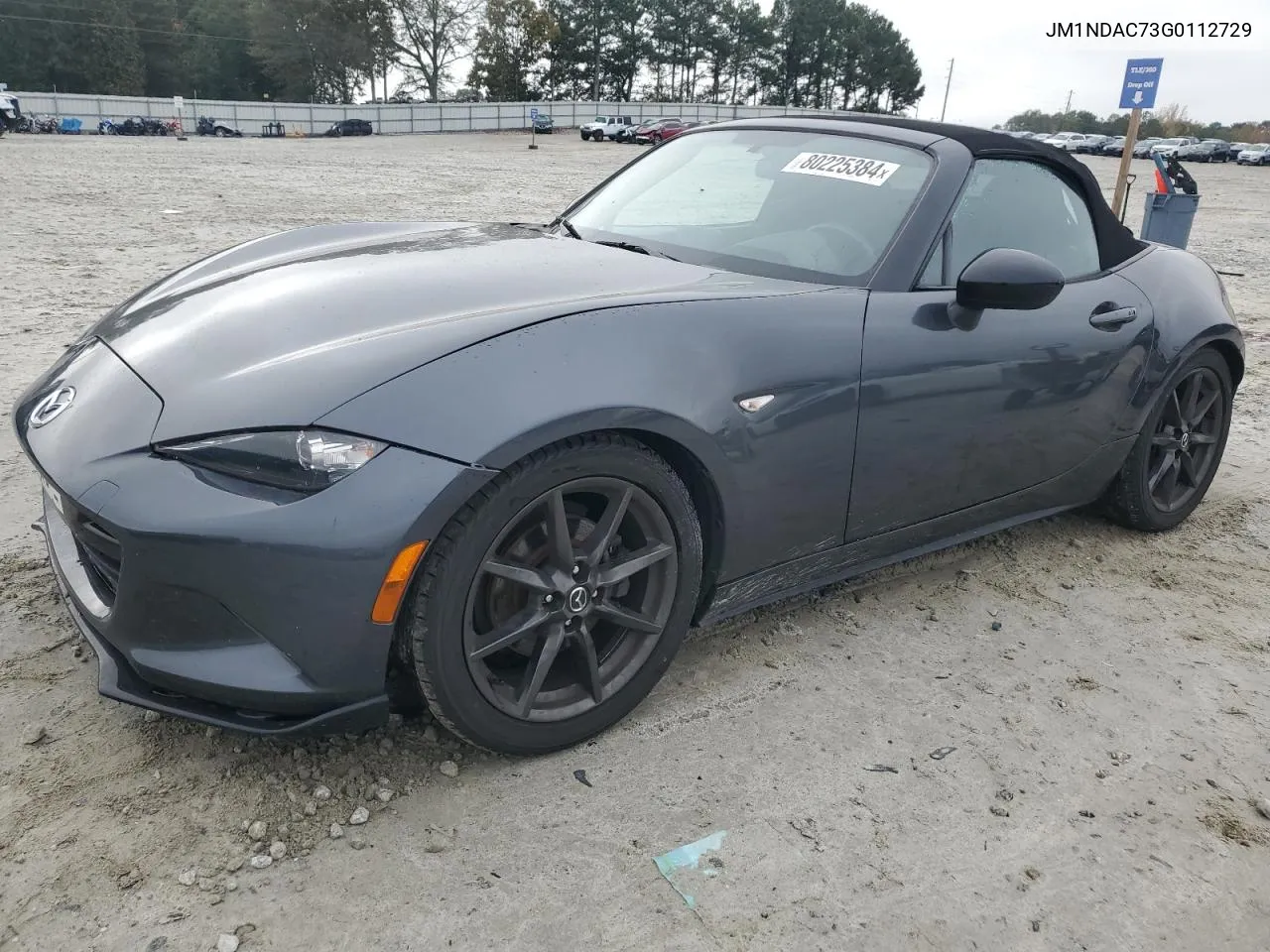 2016 Mazda Mx-5 Miata Club VIN: JM1NDAC73G0112729 Lot: 80225384