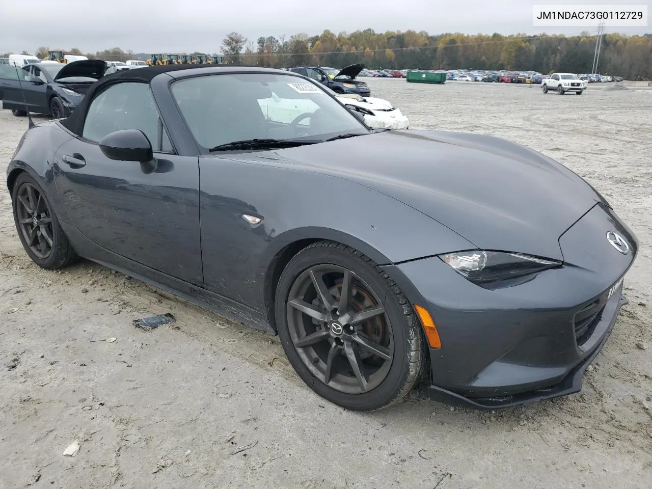 2016 Mazda Mx-5 Miata Club VIN: JM1NDAC73G0112729 Lot: 80225384