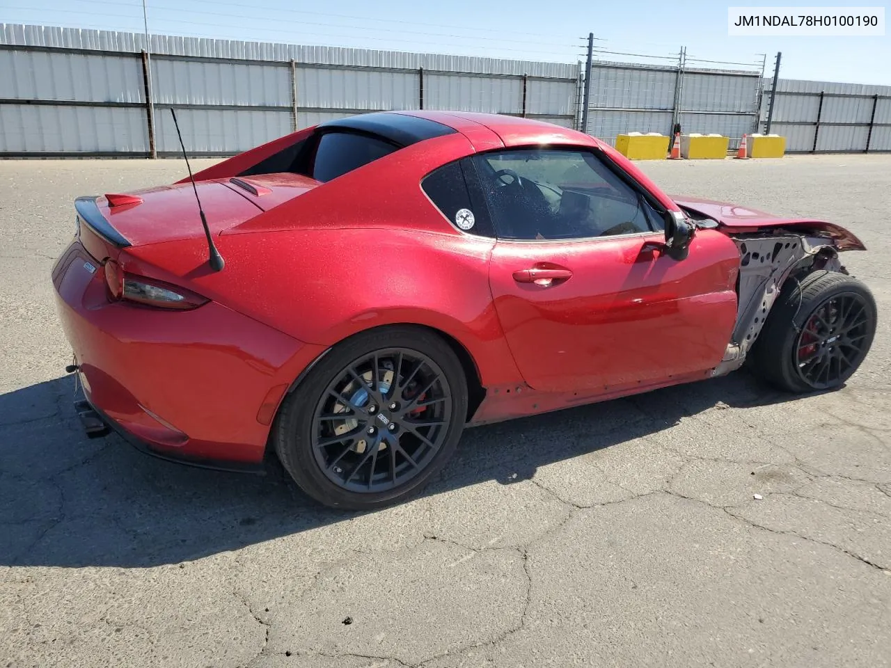 2017 Mazda Mx-5 Miata Club VIN: JM1NDAL78H0100190 Lot: 73037454