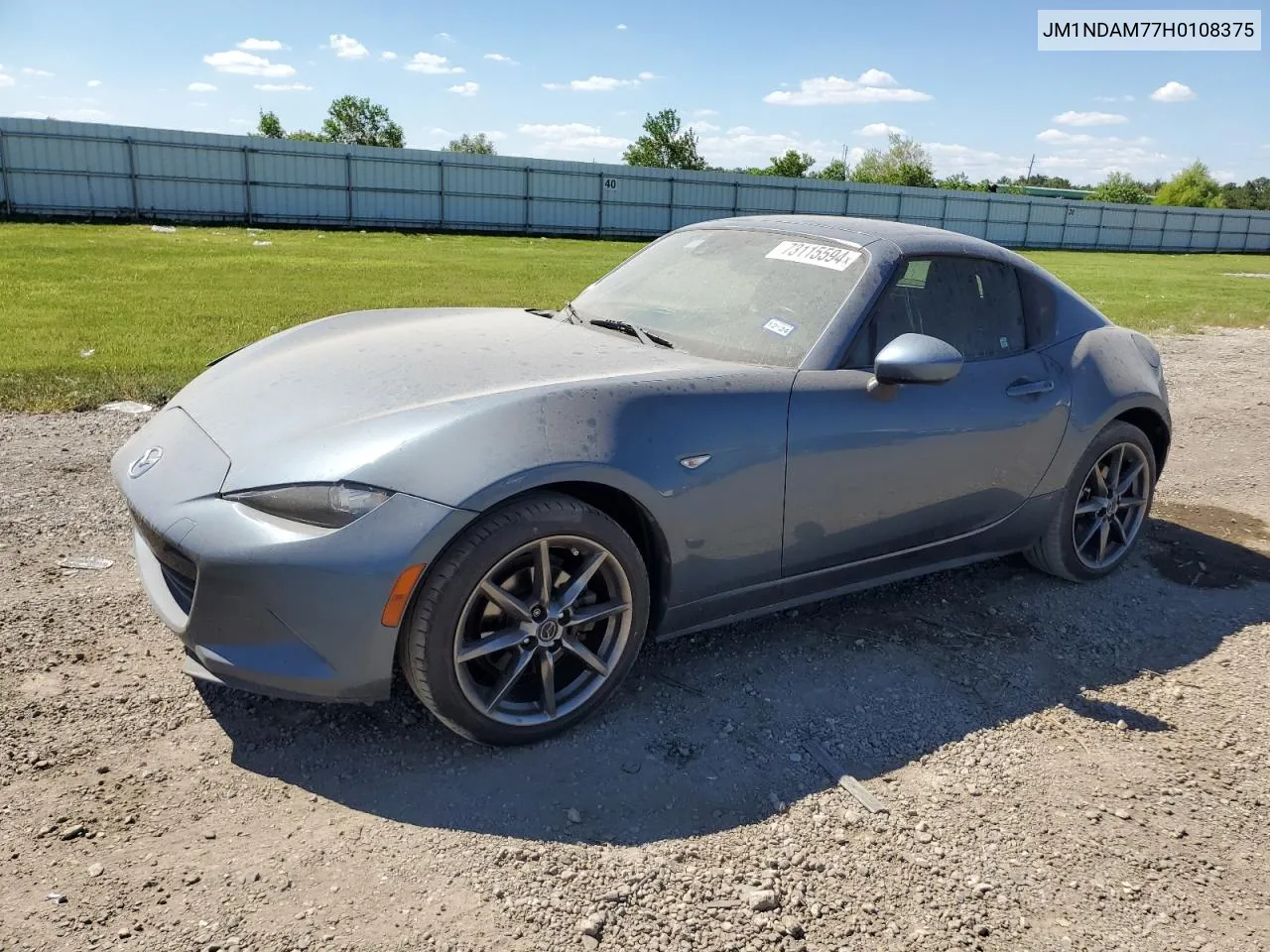 2017 Mazda Mx-5 Miata Grand Touring VIN: JM1NDAM77H0108375 Lot: 73115594