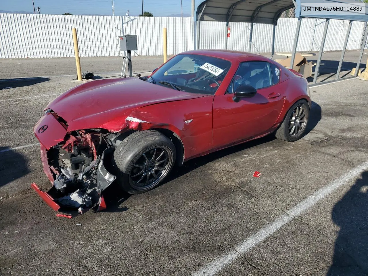 JM1NDAL75H0104889 2017 Mazda Mx-5 Miata Club