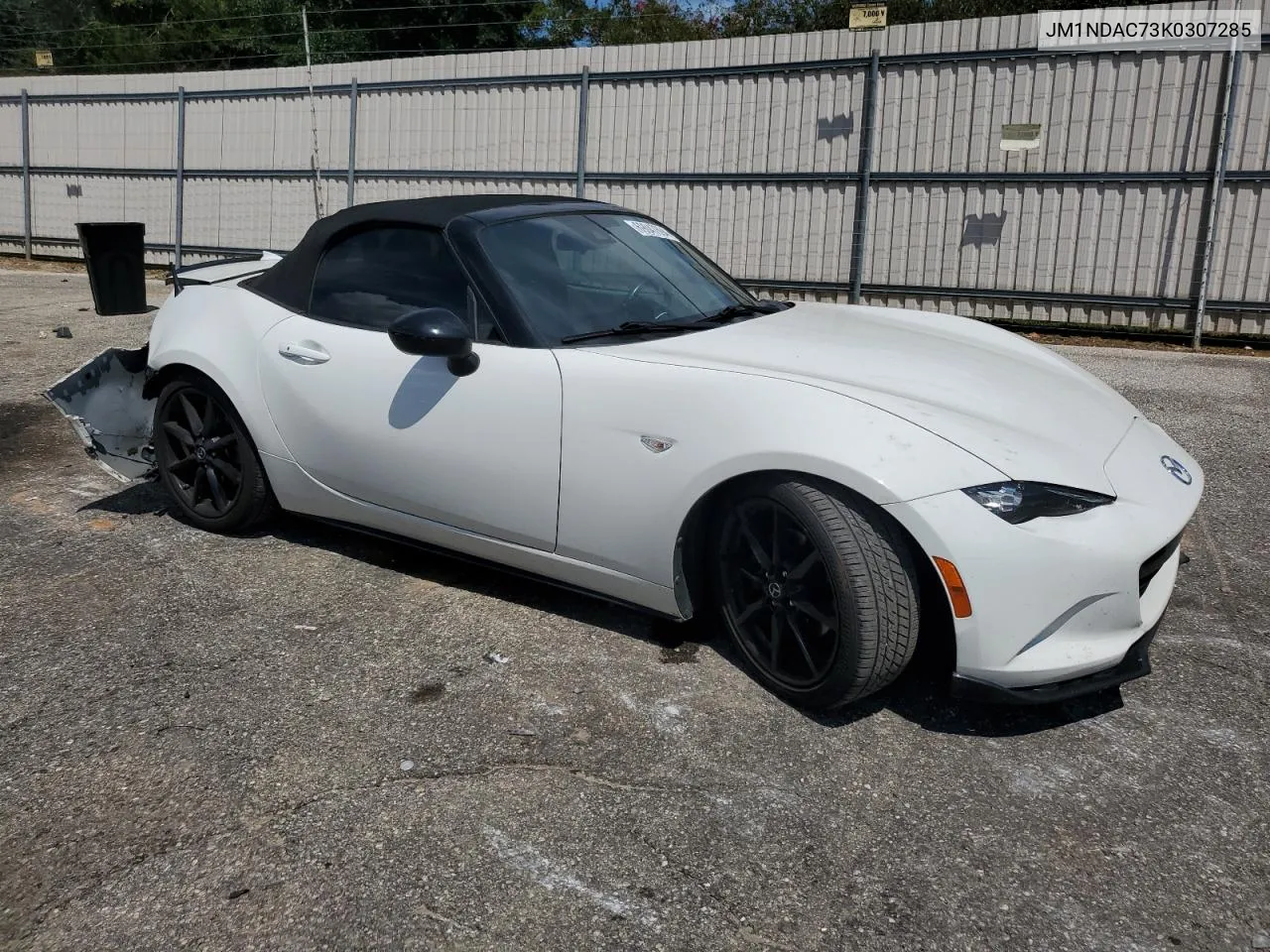 2019 Mazda Mx-5 Miata Club VIN: JM1NDAC73K0307285 Lot: 69047694