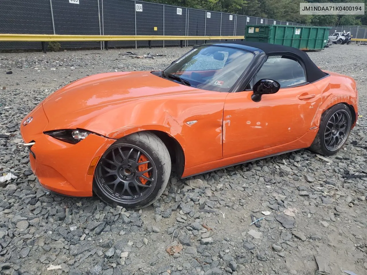 JM1NDAA71K0400194 2019 Mazda Mx-5 Miata 30Th Sv