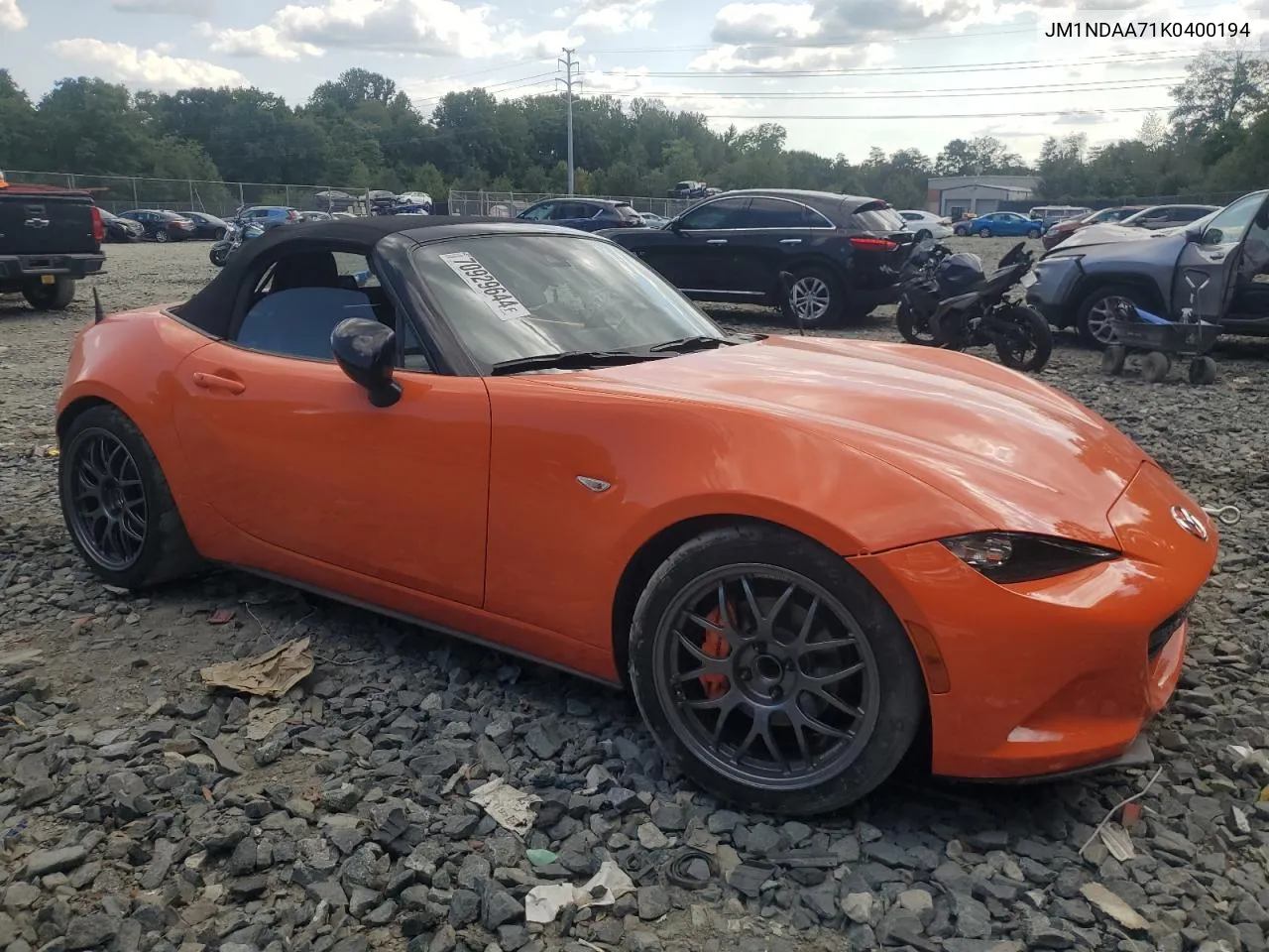 JM1NDAA71K0400194 2019 Mazda Mx-5 Miata 30Th Sv