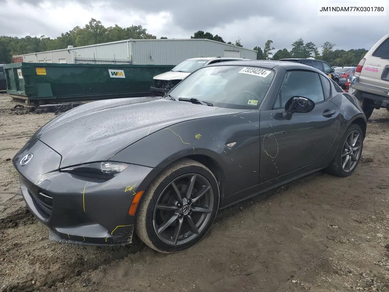 2019 Mazda Mx-5 Miata Grand Touring VIN: JM1NDAM77K0301780 Lot: 73234224