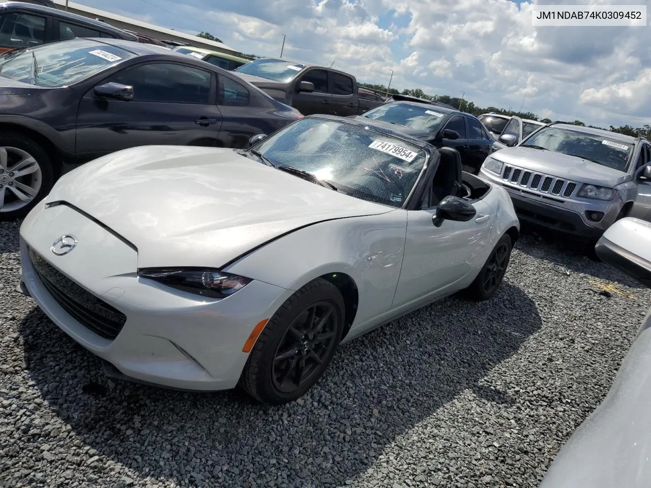 2019 Mazda Mx-5 Miata Sport VIN: JM1NDAB74K0309452 Lot: 74179954