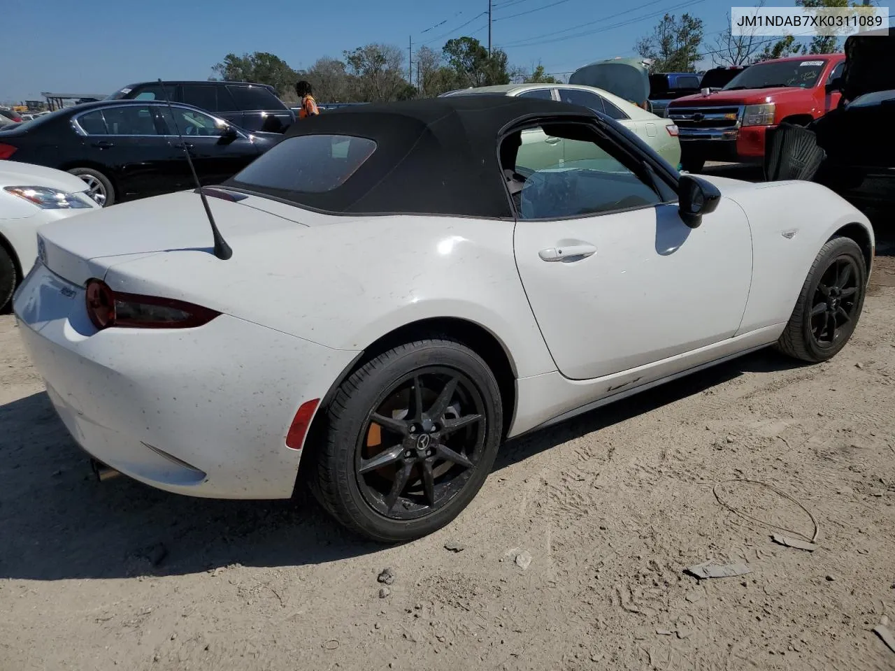 2019 Mazda Mx-5 Miata Sport VIN: JM1NDAB7XK0311089 Lot: 75817304