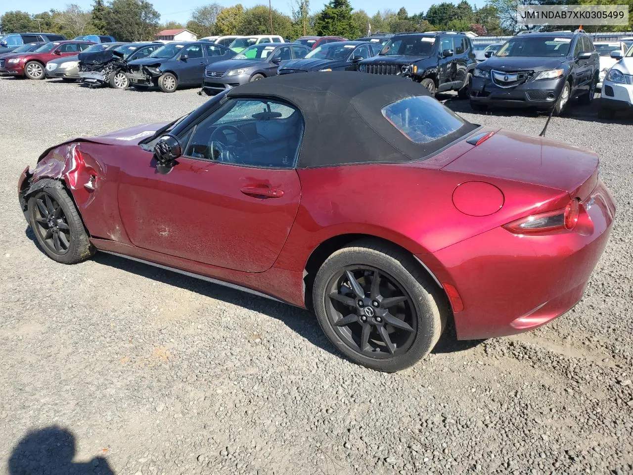 2019 Mazda Mx-5 Miata Sport VIN: JM1NDAB7XK0305499 Lot: 76490064