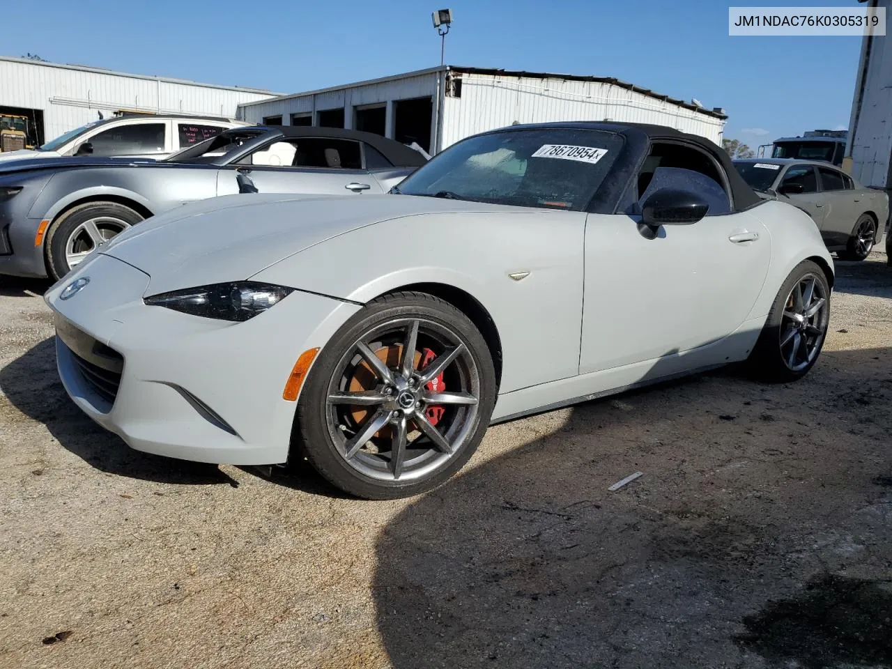 2019 Mazda Mx-5 Miata Club VIN: JM1NDAC76K0305319 Lot: 78670954