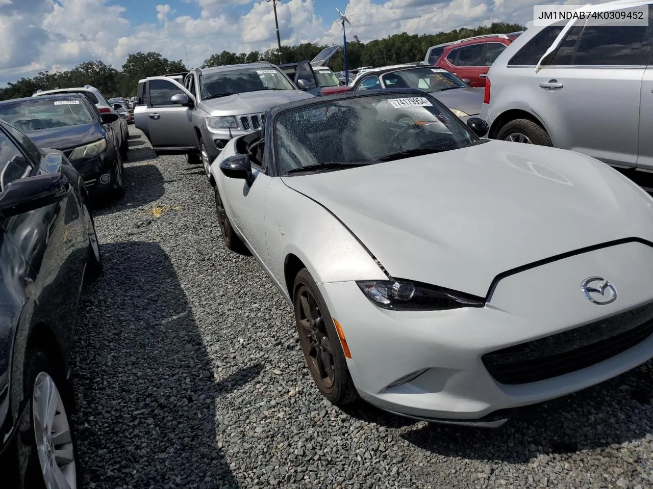 JM1NDAB74K0309452 2019 Mazda Mx-5 Miata Sport