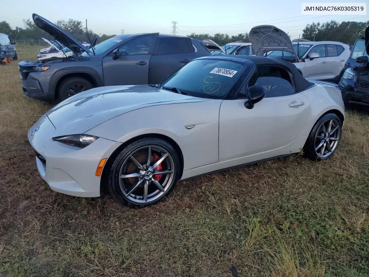 2019 Mazda Mx-5 Miata VIN: JM1NDAC76K0305319 Lot: 81431014