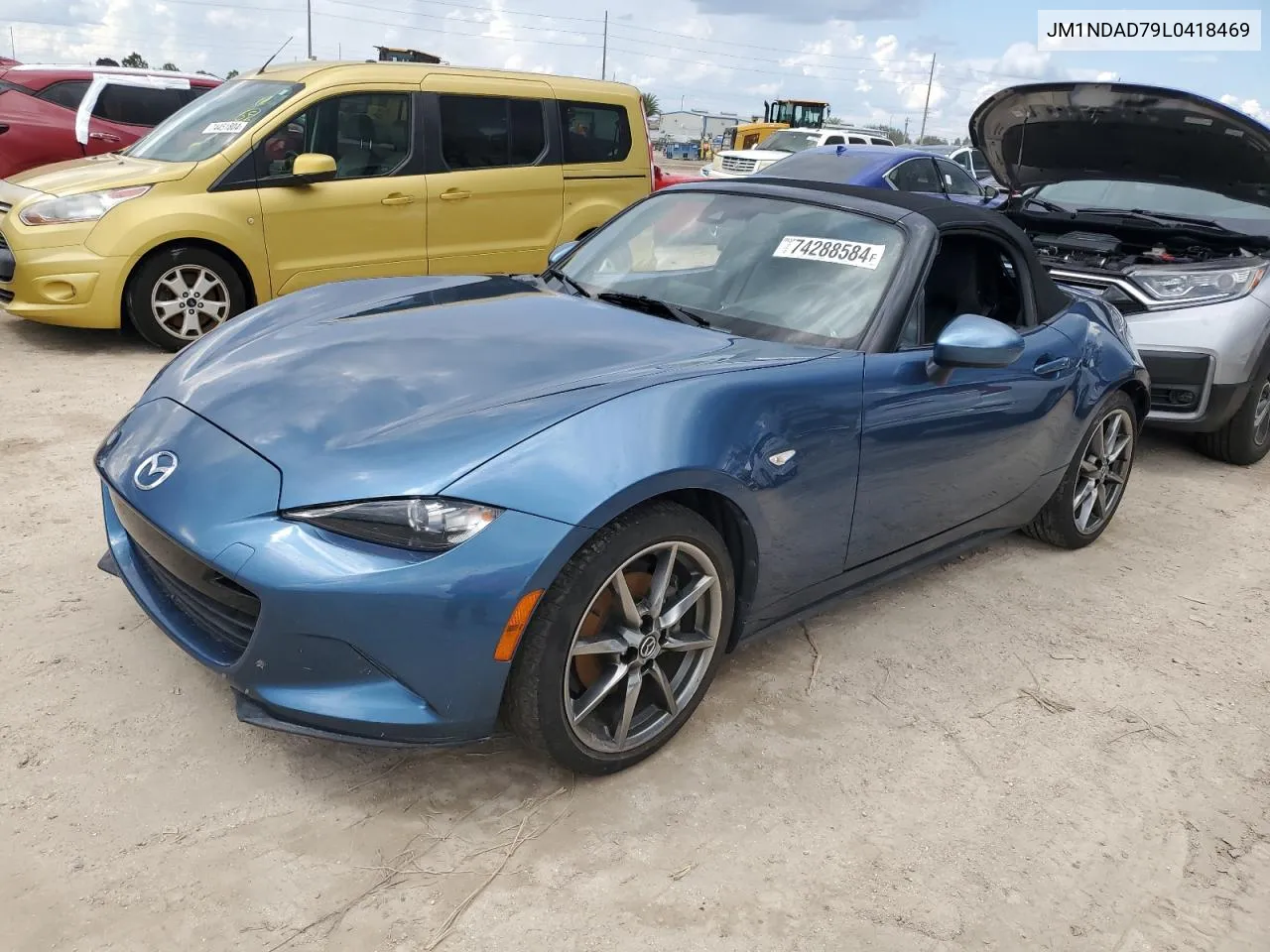 2020 Mazda Mx-5 Miata Grand Touring VIN: JM1NDAD79L0418469 Lot: 74288584