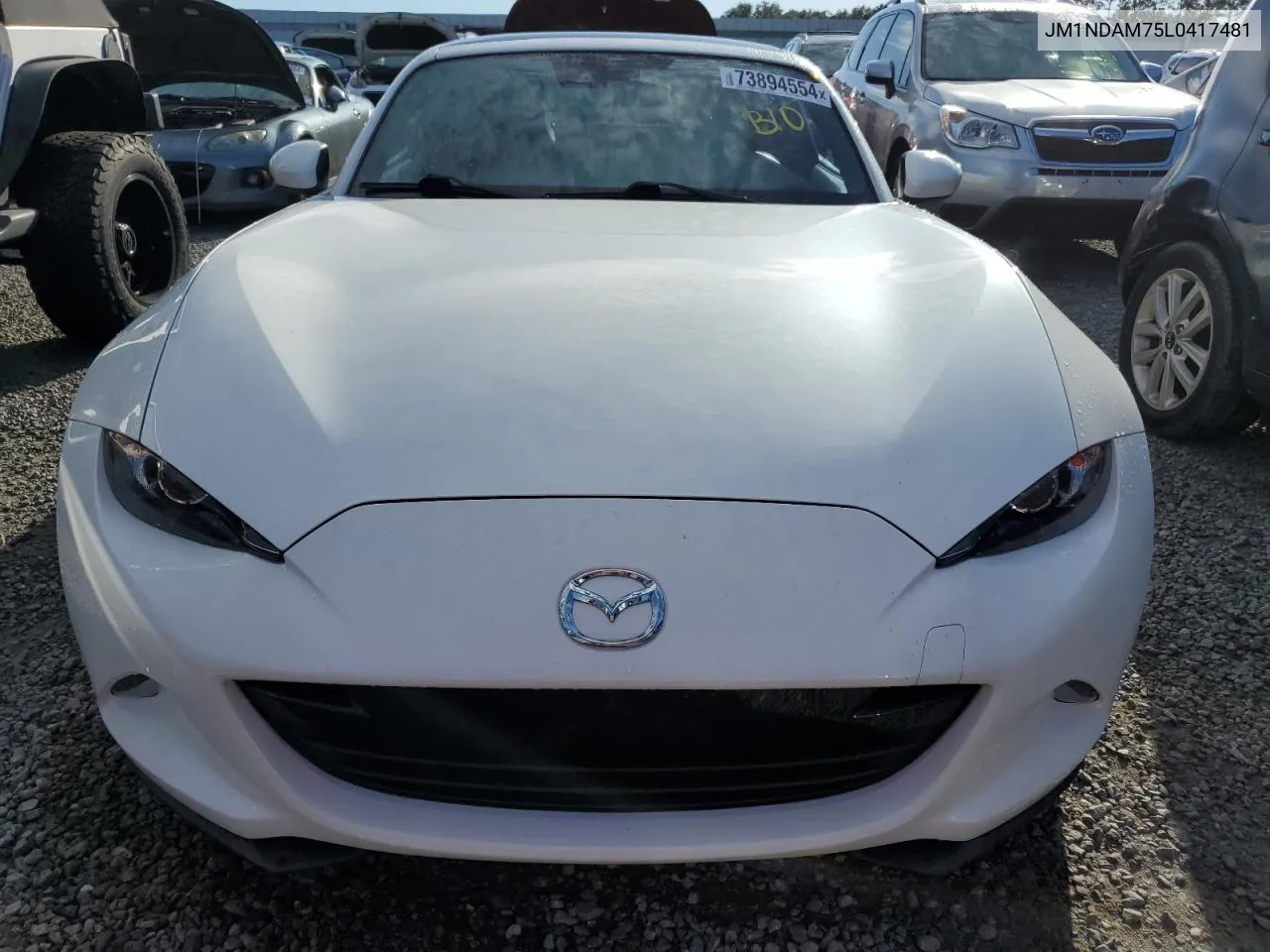 2020 Mazda Mx-5 Miata VIN: JM1NDAM75L0417481 Lot: 78333044