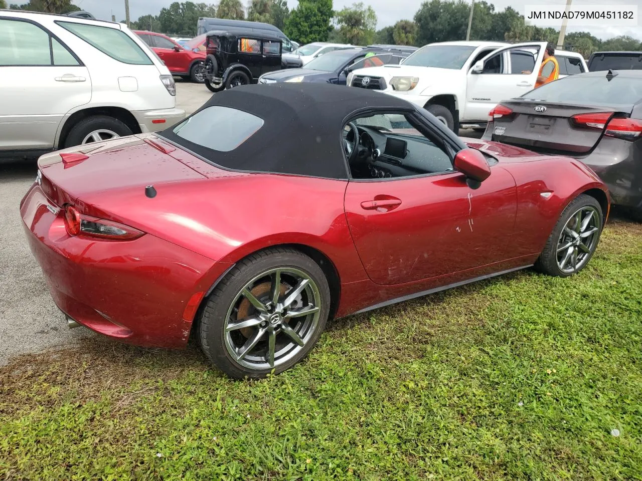 2021 Mazda Mx-5 Miata Grand Touring VIN: JM1NDAD79M0451182 Lot: 73790354