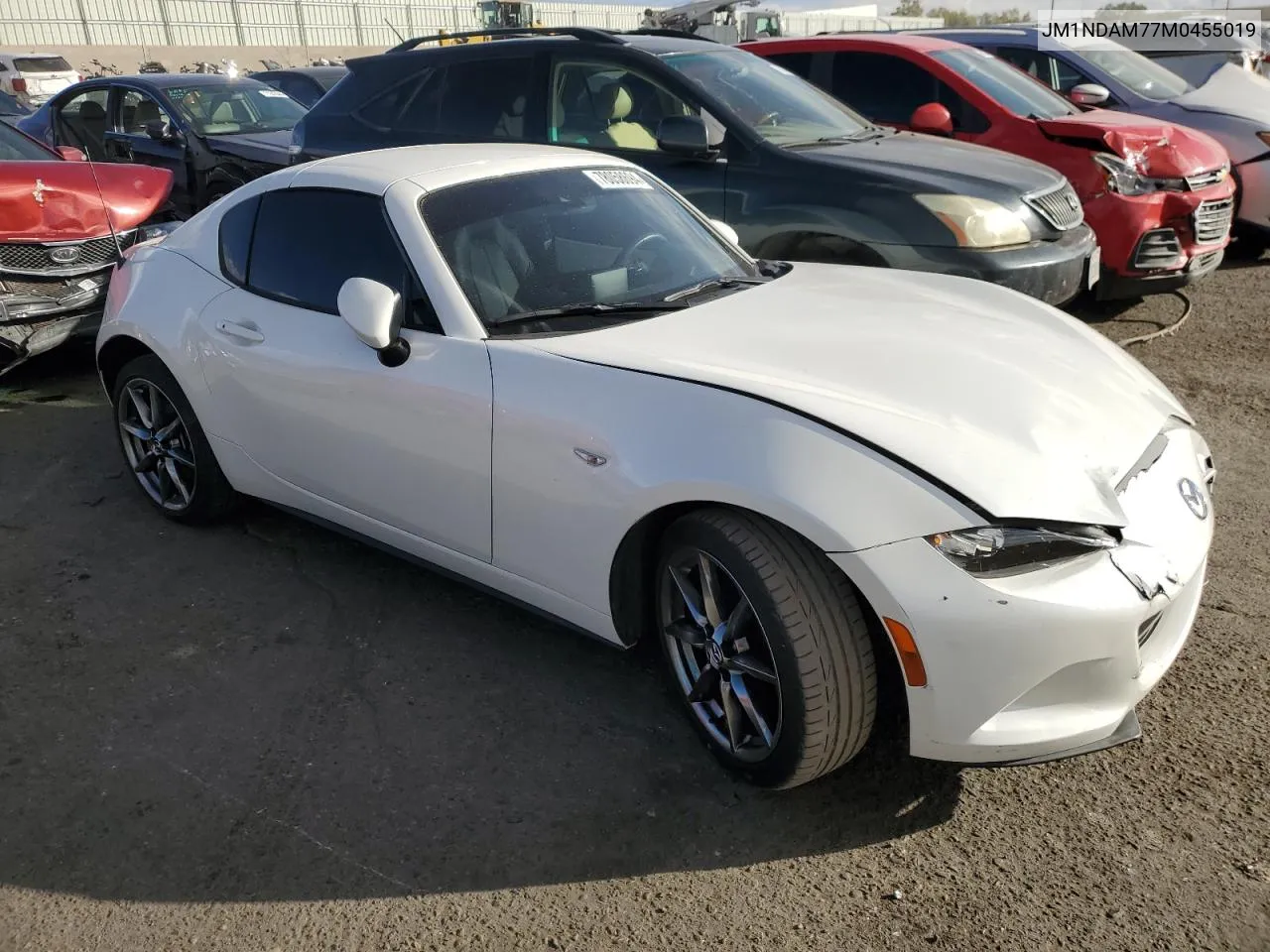 2021 Mazda Mx-5 Miata Grand Touring VIN: JM1NDAM77M0455019 Lot: 78058694