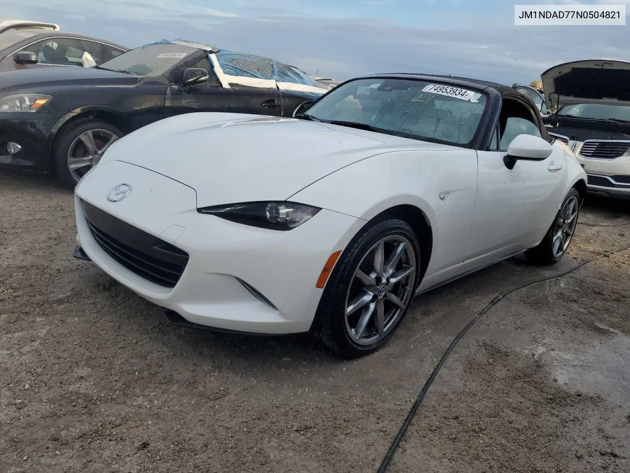 2022 Mazda Mx-5 Miata Grand Touring VIN: JM1NDAD77N0504821 Lot: 74953934