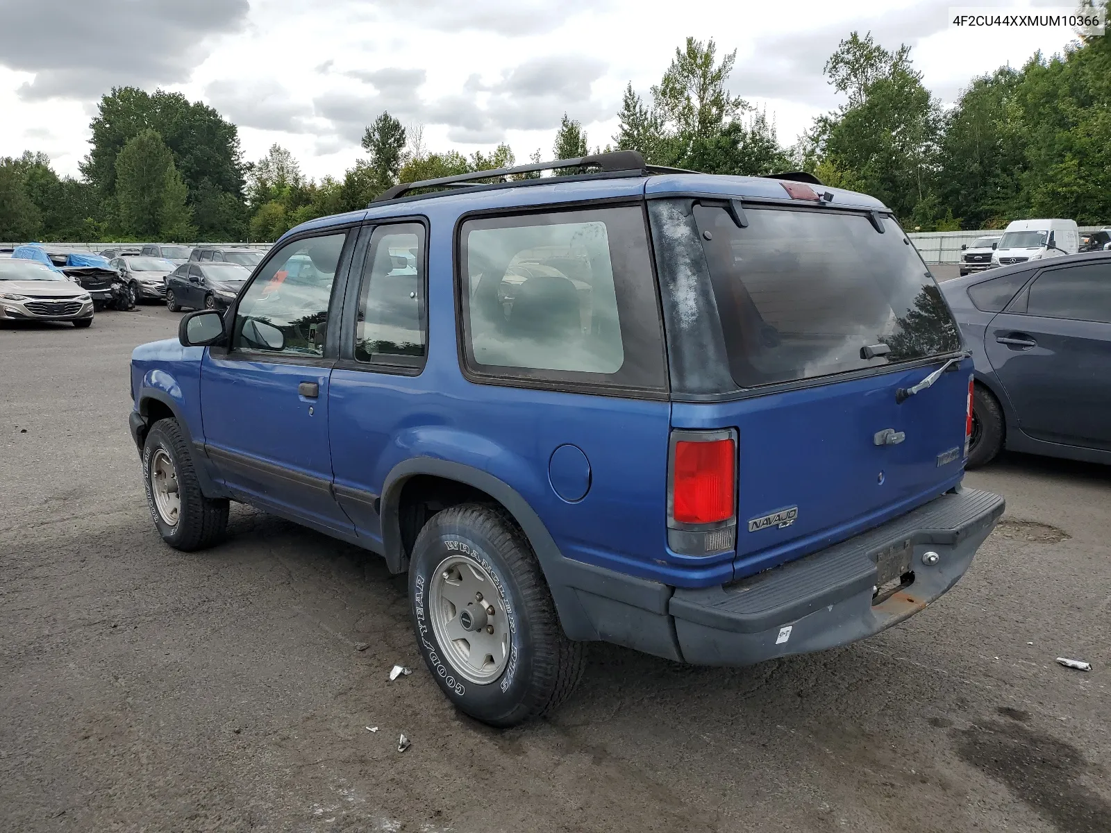 1991 Mazda Navajo Lx VIN: 4F2CU44XXMUM10366 Lot: 68699924