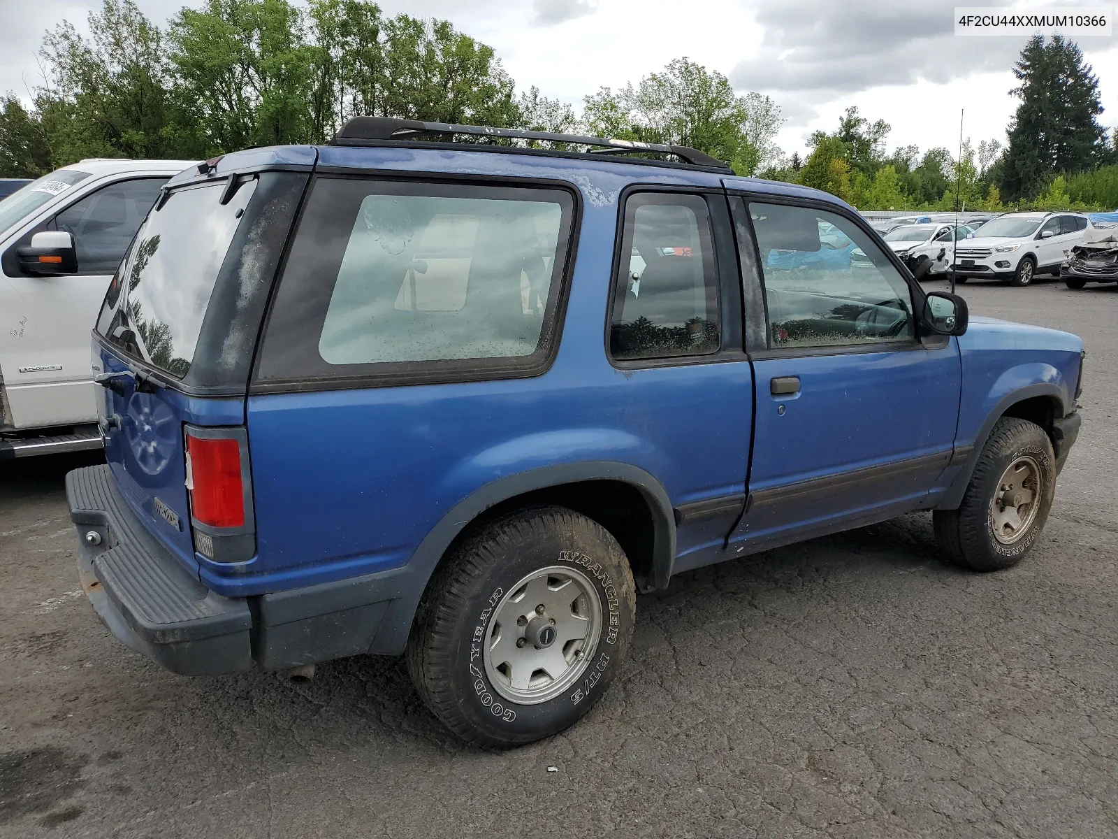 1991 Mazda Navajo Lx VIN: 4F2CU44XXMUM10366 Lot: 68699924