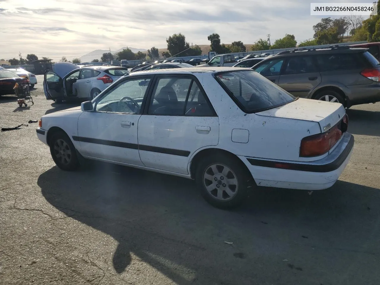 1992 Mazda Protege Lx VIN: JM1BG2266N0458246 Lot: 75692514