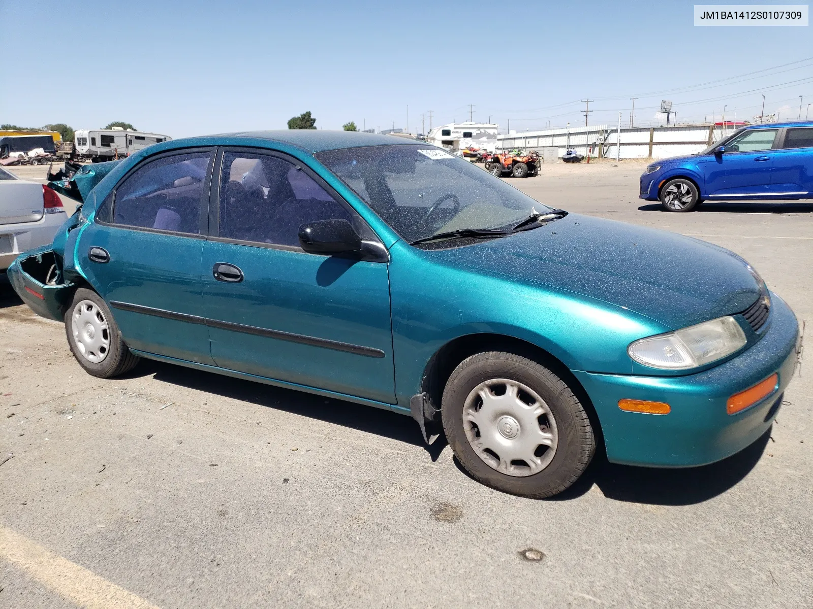 1995 Mazda Protege Dx VIN: JM1BA1412S0107309 Lot: 68042974