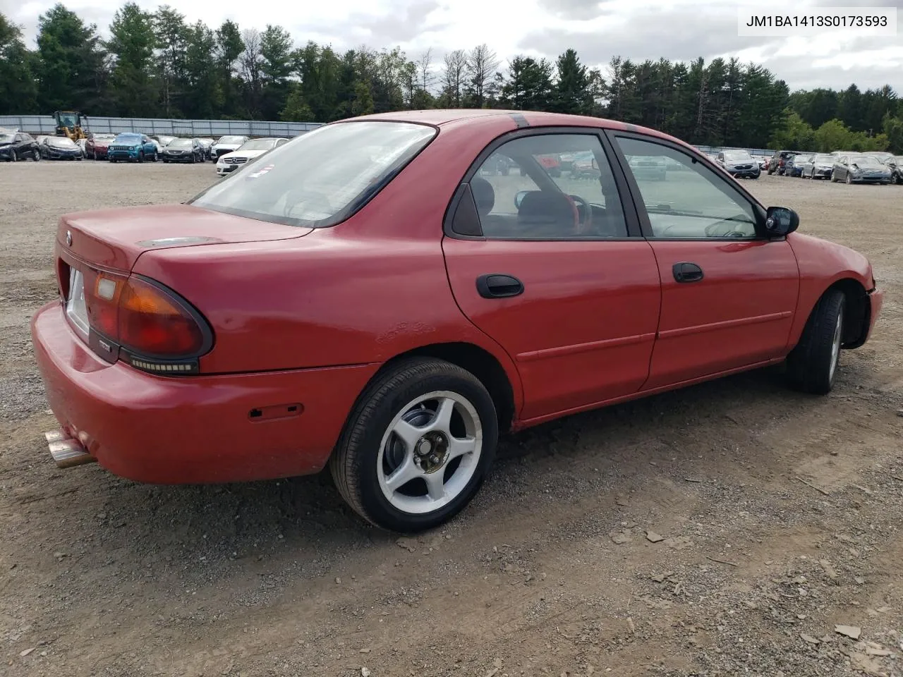 1995 Mazda Protege Dx VIN: JM1BA1413S0173593 Lot: 68877974