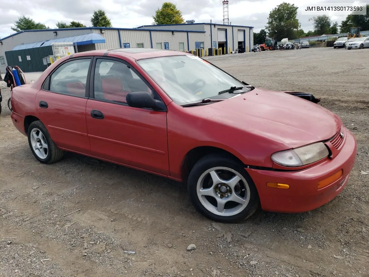 1995 Mazda Protege Dx VIN: JM1BA1413S0173593 Lot: 68877974