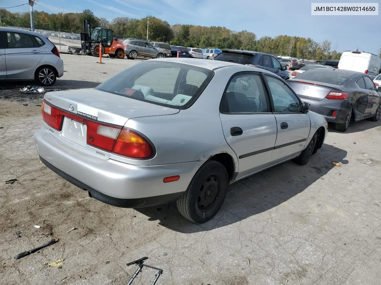 1998 Mazda Protege Lx VIN: JM1BC1428W0214650 Lot: 75954264