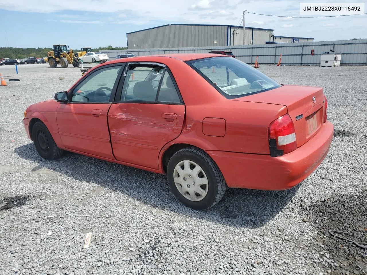 1999 Mazda Protege Dx VIN: JM1BJ2228X0116492 Lot: 70484744