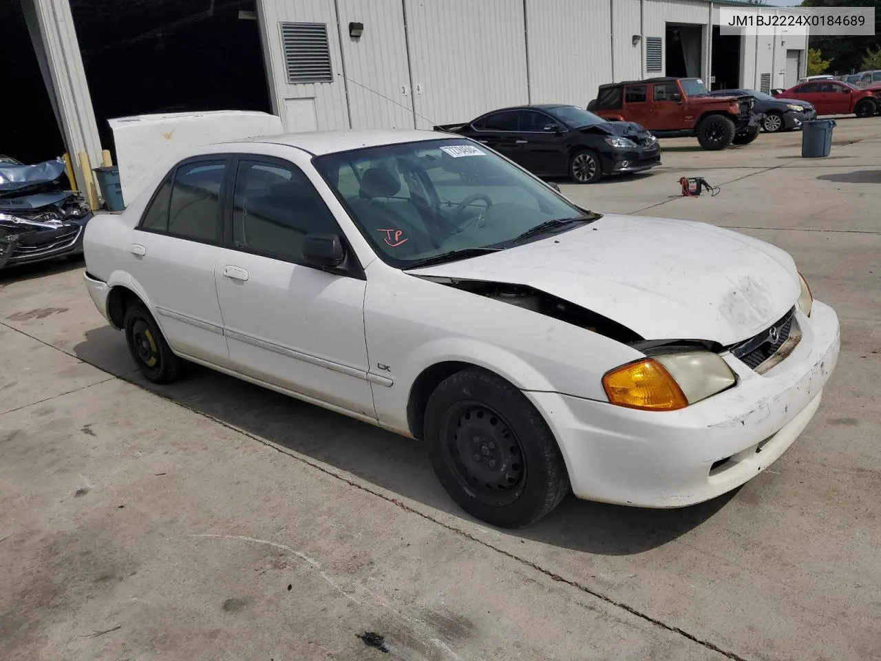 1999 Mazda Protege Dx VIN: JM1BJ2224X0184689 Lot: 72784584