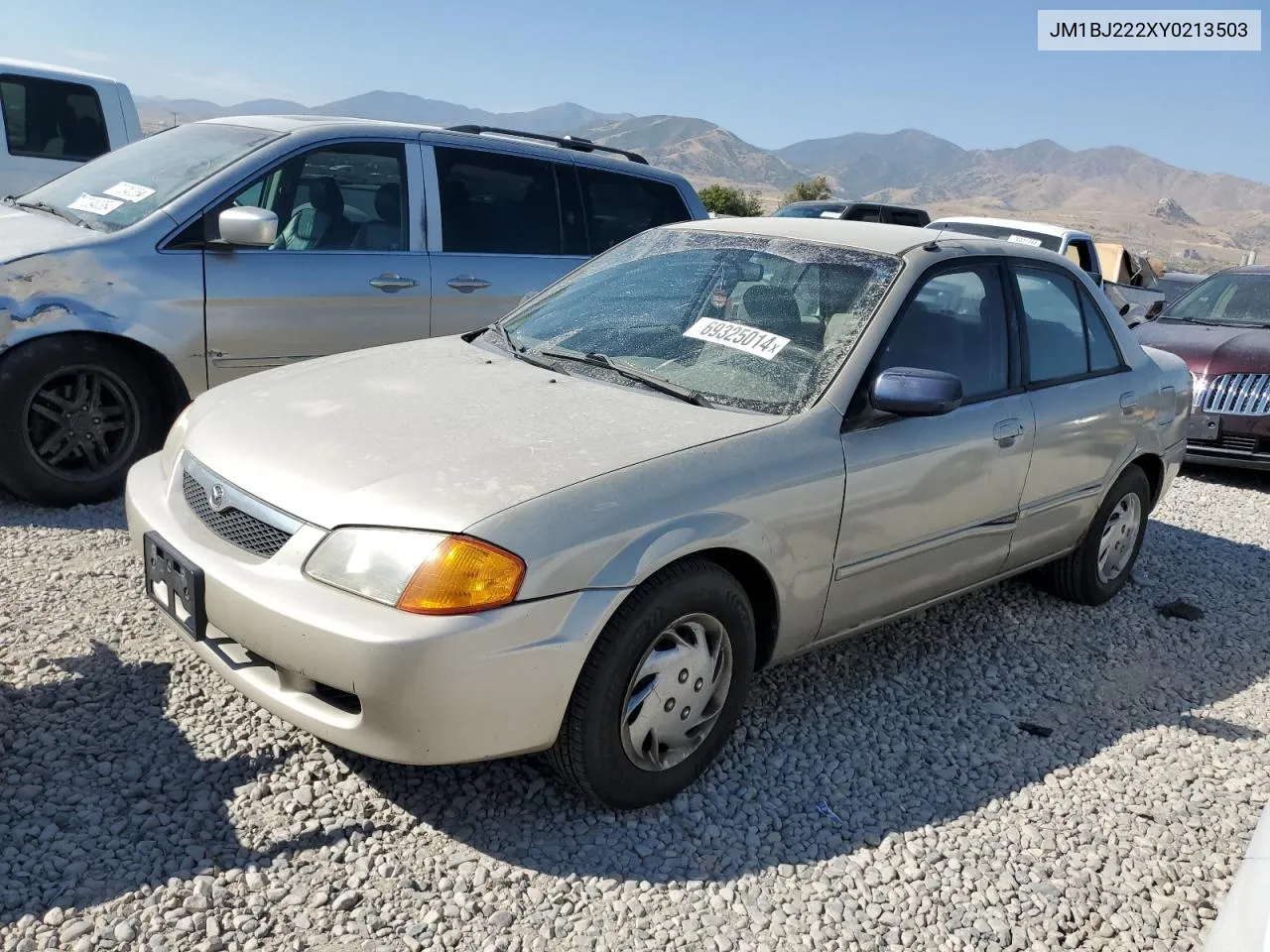 2000 Mazda Protege Dx VIN: JM1BJ222XY0213503 Lot: 69325014