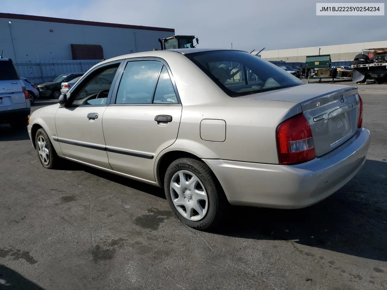 2000 Mazda Protege Dx VIN: JM1BJ2225Y0254234 Lot: 70142814