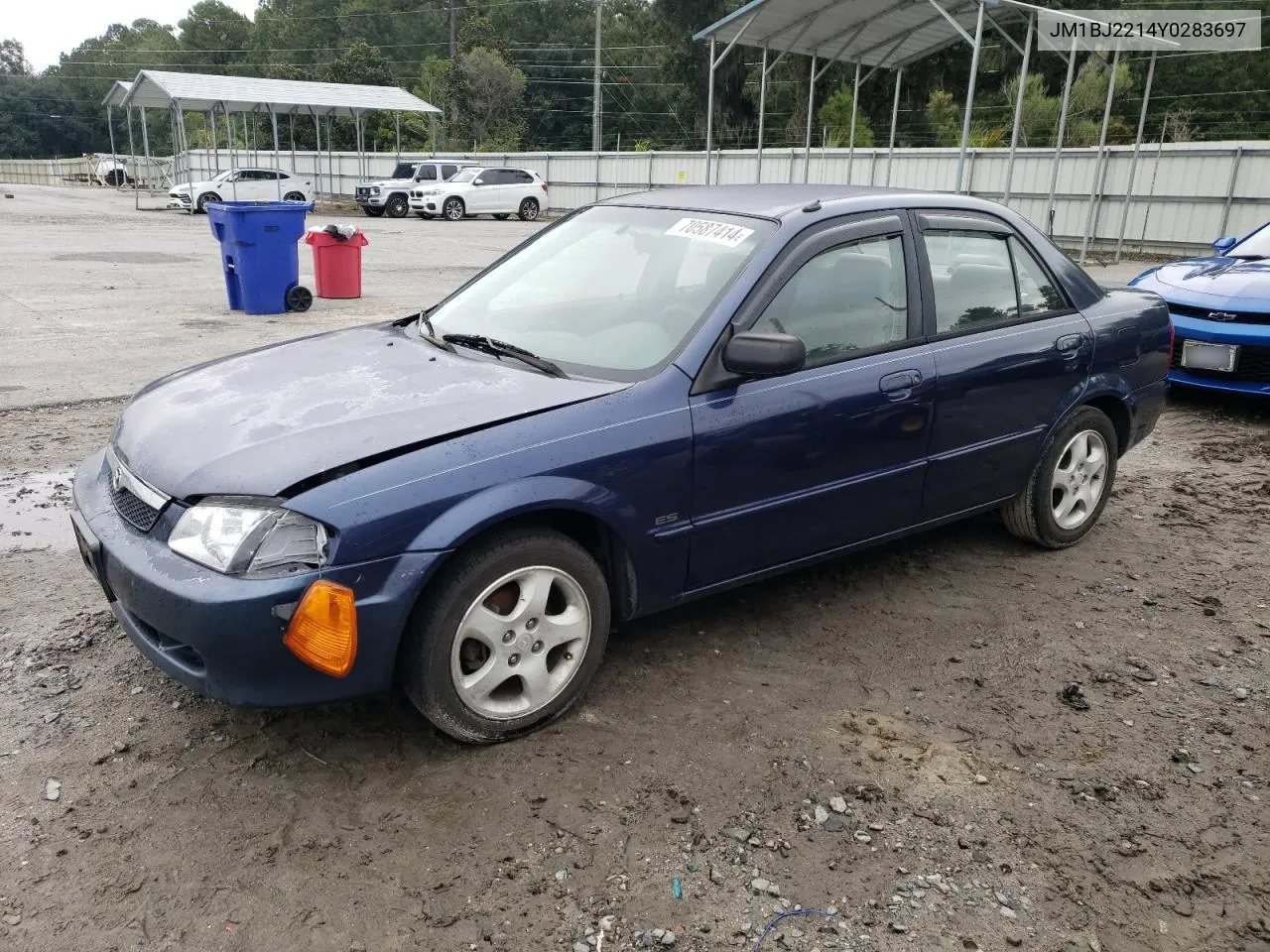 2000 Mazda Protege Es VIN: JM1BJ2214Y0283697 Lot: 70587414