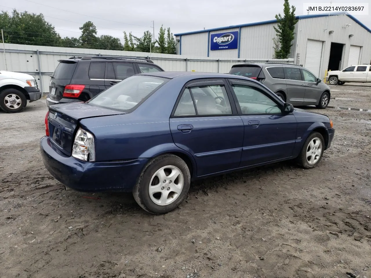 2000 Mazda Protege Es VIN: JM1BJ2214Y0283697 Lot: 70587414