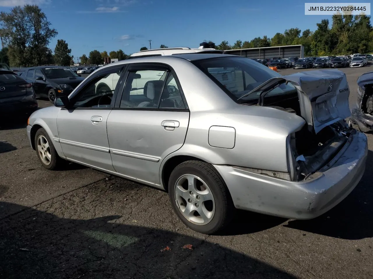 2000 Mazda Protege Es VIN: JM1BJ2232Y0284445 Lot: 75312804