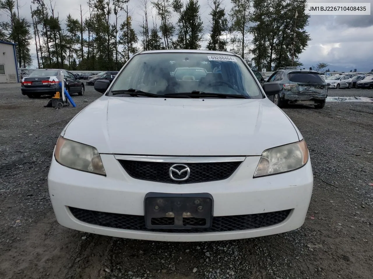 2001 Mazda Protege Lx VIN: JM1BJ226710408435 Lot: 69288464