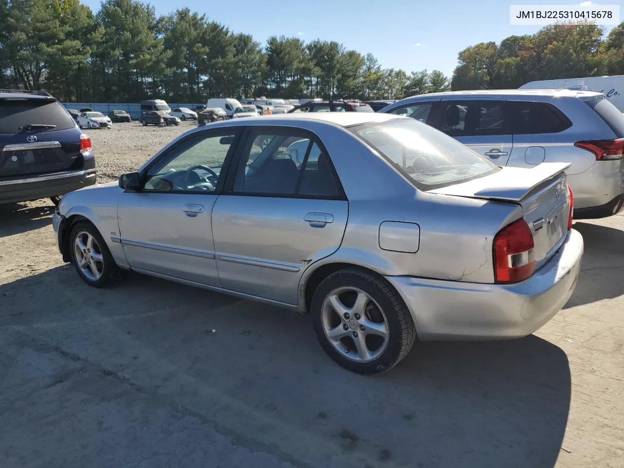 2001 Mazda Protege Lx VIN: JM1BJ225310415678 Lot: 75444624