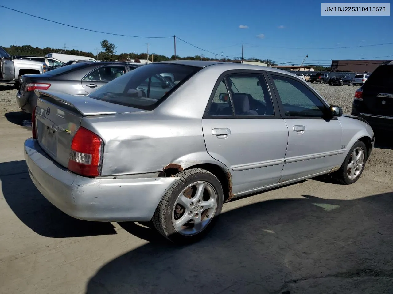 2001 Mazda Protege Lx VIN: JM1BJ225310415678 Lot: 75444624