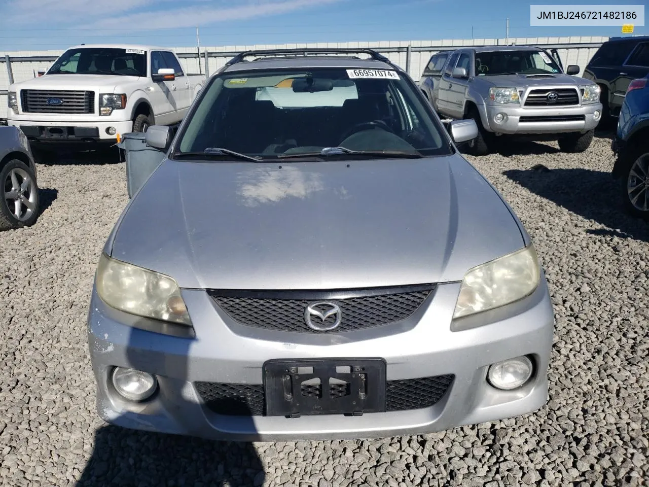 2002 Mazda Protege Pr5 VIN: JM1BJ246721482186 Lot: 66957074