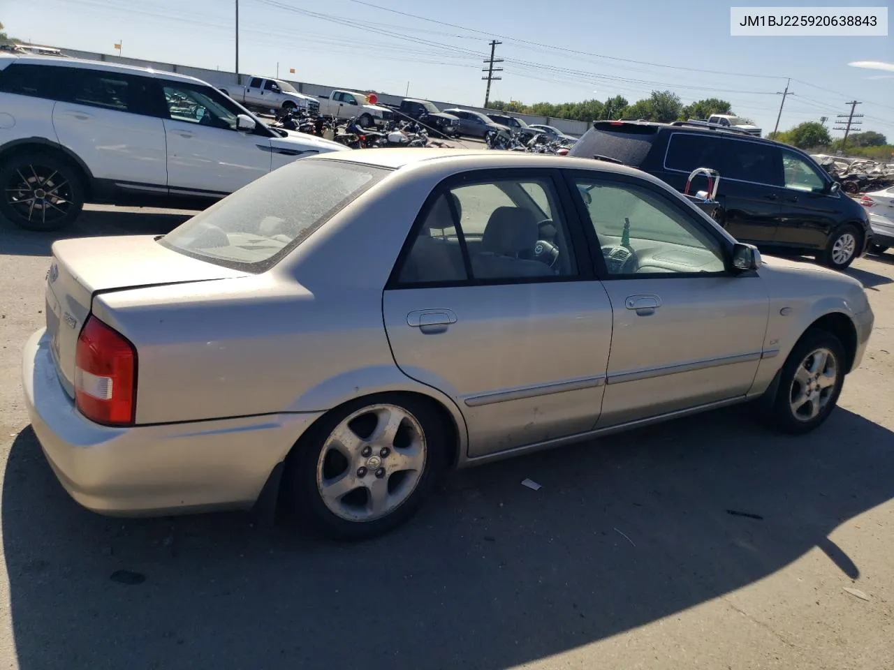 2002 Mazda Protege Dx VIN: JM1BJ225920638843 Lot: 67383324