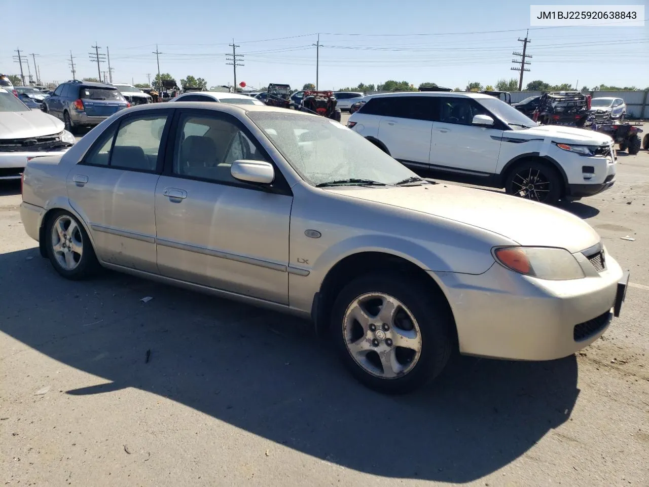 2002 Mazda Protege Dx VIN: JM1BJ225920638843 Lot: 67383324